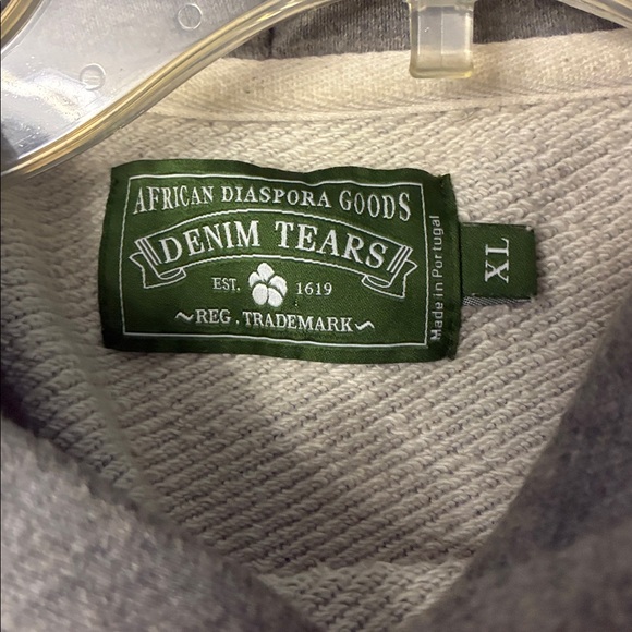 Gray Denim Tears Hoodie Size-Medium - Picture 3 of 3